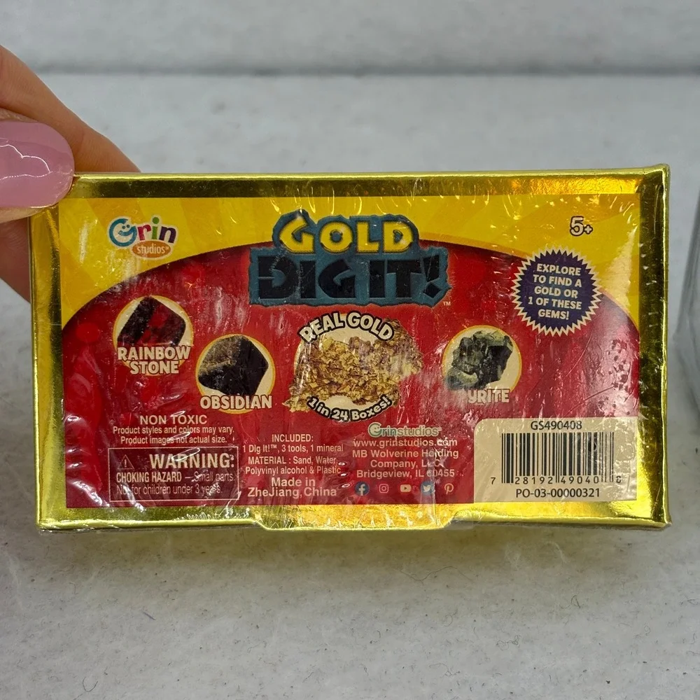 Grin Studios Diamond Dig It! Gold Dig It! New Sealed - Lot of 3 - 1 in 24 boxes!